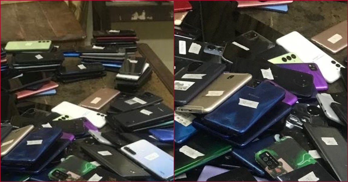 The state law enforcers seized a consignment of stolen mobile phones in Nairobi.